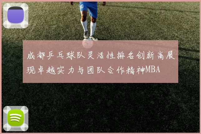 成都乒乓球队灵活性排名创新高展现卓越实力与团队合作精神MBA